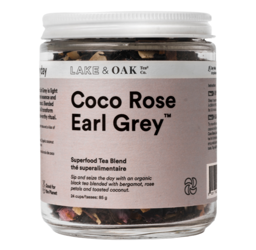 coco rose earl grey superfood tea blend